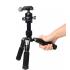 Jmary KT25+H30 For Selfie Live Streaming Lightweight Portable Desktop Mini Tripod - Black